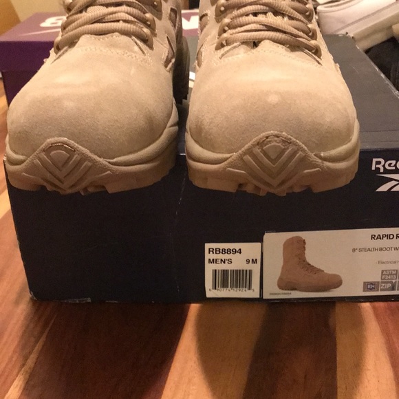 Reebok Rapid Response 8” Stealth Boot size 9 mens - Picture 6 of 6